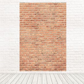 Painel Retangular 3D Sublimado Muro Tijolos 1,5X2,2 Frt-2248