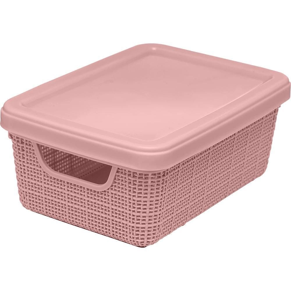 Caixa Juta Com Tampa 15L Cores