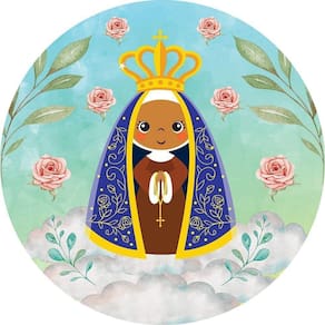 Painel Redondo 3D Sublimado Religioso Frd-5255