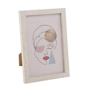 Porta Retrato Em Mdf Palha 15X20 Cm