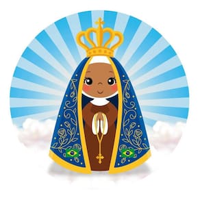 Painel Redondo 3D Sublimado Religioso Frd-5239