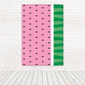 Painel Retangular 3D Sublimado Melancia 1,5X2,2 Frt-5210