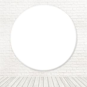 Painel Redondo 3D Sublimado Branco Frd-1469
