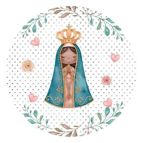 Painel Redondo 3D Sublimado Religioso Frd-5256