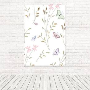 Painel Retangular 3D Sublimado Borboletas 1,5x2,2 FRT-5122