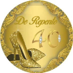 Painel Redondo 3D Sublimado Idades Frd-5273