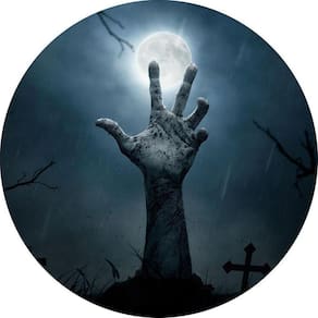Painel Redondo 3D Sublimado Halloween Frd-5080