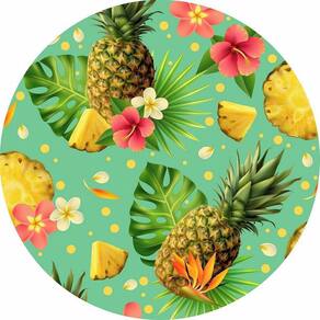 Painel Redondo 3D Sublimado Tropical FRD-358