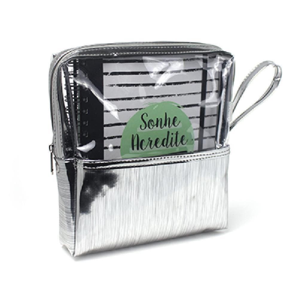 Necessaire Cristal M Prata