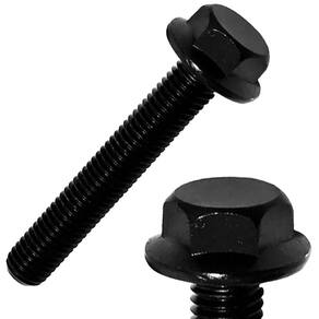 Parafuso Sextavado M6 X 40 Flange 6921 Enegrecido - 50Un