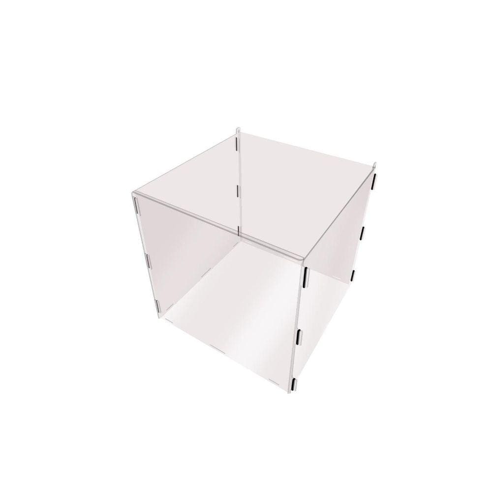 Caixa Em Acrilico Cristal 2Mm 22X22Cm Cia Laser