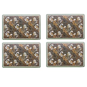 Kit 4 Lugar Americano Plástico Green Garden Estampado