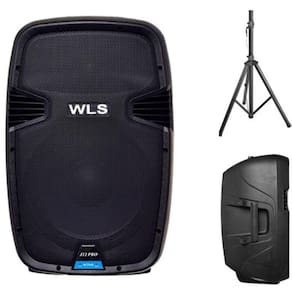 Caixa Acústica WLS J12 PRO Ativa + Pedestal ST002