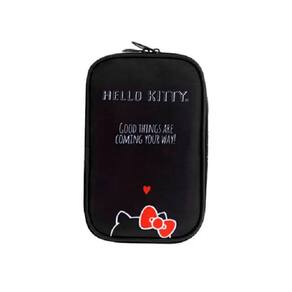 Estojo Baú Hello Kitty Good Things Preto Xeryus