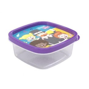 Pote Para Lanche Escolar Quadrado Infantil Mundo Bita- 580Ml
