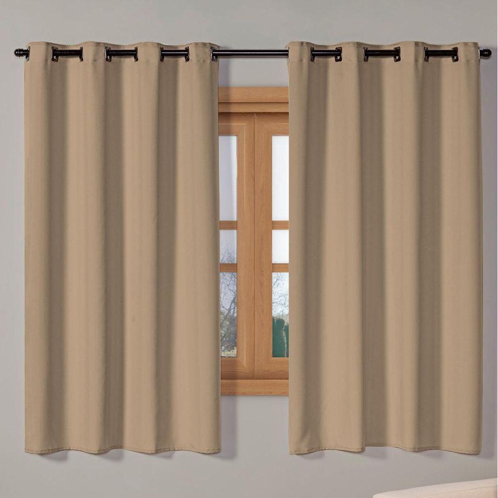 Cortina Blackout Tecido 2,80M X 1,60M Corta 100% Luz Bege