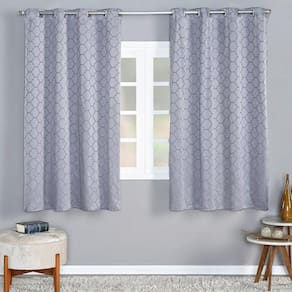 Cortina Dallas 4,00M X 2,50M Jacquard Corta Luz Sala Cinza