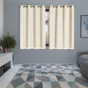 Cortina Blackout Voil 2,80 X 1,60 Sala Quarto Blecaute Bege