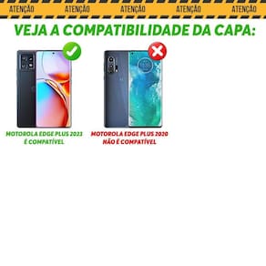 Capa Case para Moto Edge Plus 2023 - Resistente - Preto