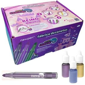 Art Kit Hubble - Fábrica De Canetas - Reino Magico - Newpen