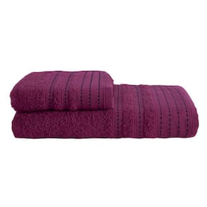 Toalhas Milano Framboesa - 100% Algodão - 2 Pçs