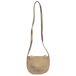 Bolsa Infantil Transversal Gatinho Dourado Pagani Pg12056