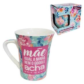 Caneca De Cerâmica Muddy Mãe Google 320Ml - Wellmix