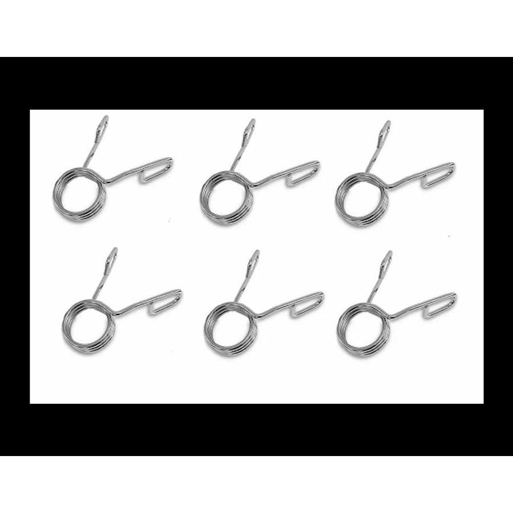 Kit 20 Presilhas Barra Grampo 3 Voltas 25.40 Mm - Prata