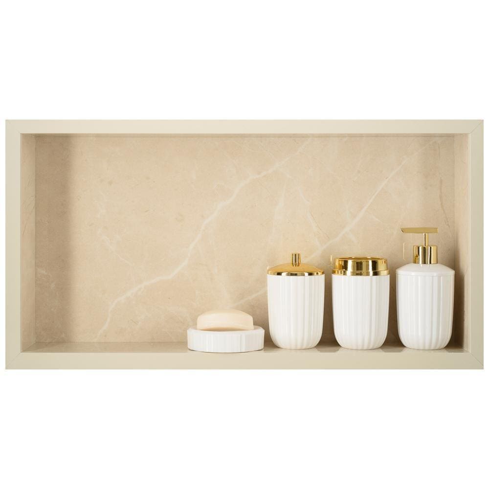 Nicho Para Banheiro Porcelanato Polido 61cmx31cmx11cm