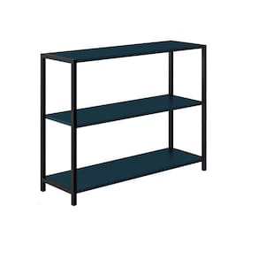 Estante Prateleira Estilo Industrial 90X72Cm 3 Níveis Azul