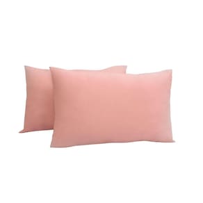 Kit 4 Fronhas 50X 70Cm 100% Algodão Percal 200Fios Rose