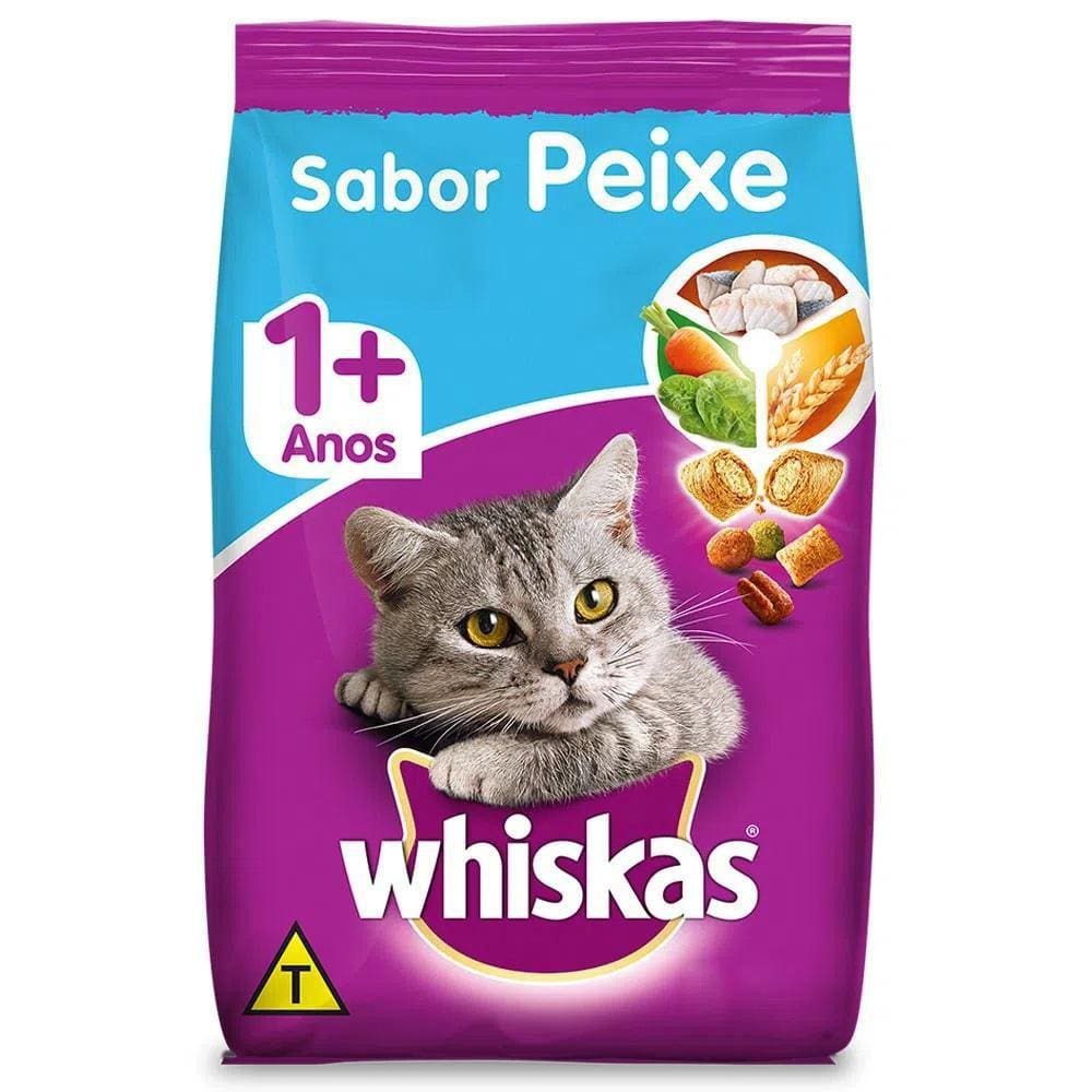 Ração Whiskas Peixe Para Gato Adulto 1Kg