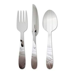 Espelho Decorativo Talheres Cozinha Copa Hall Jantar 20Cm