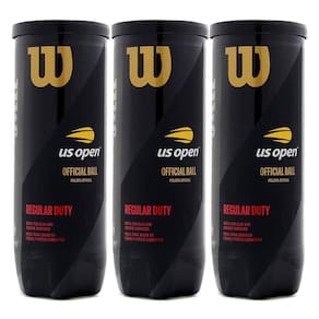 Bola De Tênis Wilson Us Open Regular Duty Pack C/3 Tubos