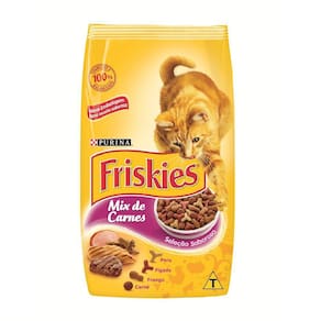 Ração Friskies Mix Frango Carne Fígado Gatos Adult 1Kg