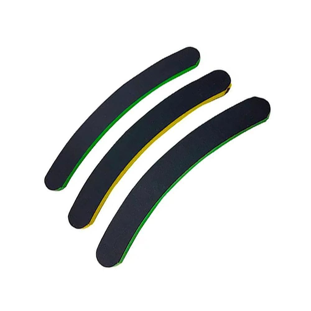 Lixa Polidora Meia Lua Para Unhas Com 3Uni Higibrás370