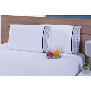 Kit Fronhas King 90x50 100% Algodão Percal 200 Fios Branco