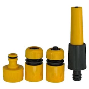 Esguicho 1/2 Pol Para Jardim Kit Com Engates E Bico