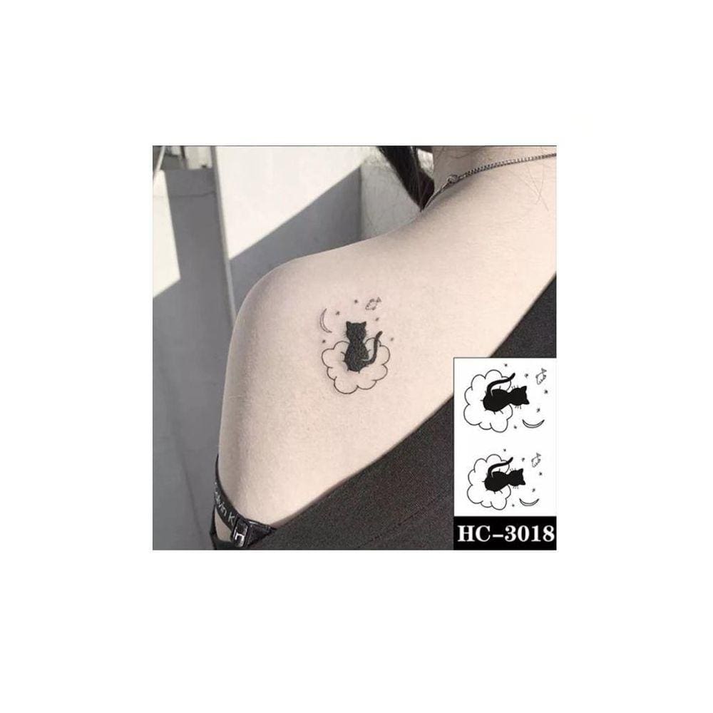 Tatuagem Temporaria Gatos Na Nuvem