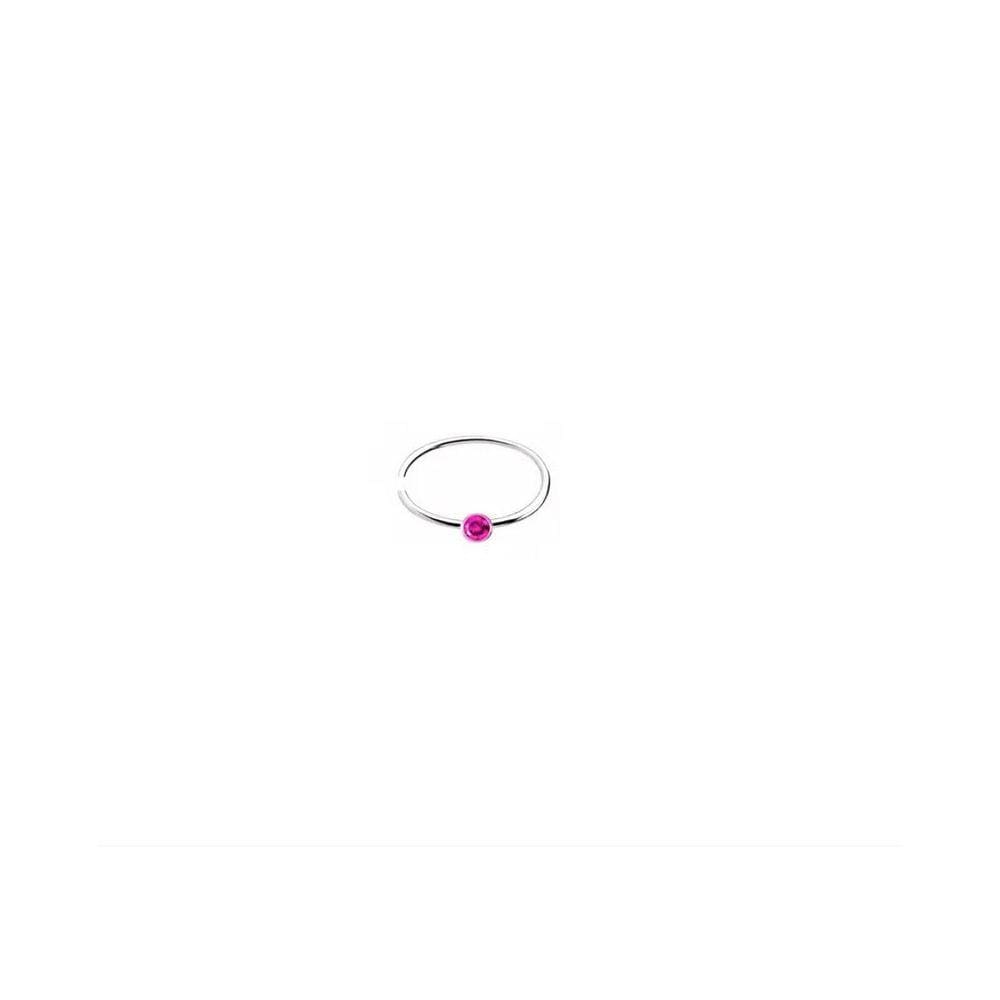 Piercing Argola Nariz Rosto Orelha Prateado Ponto Luz
