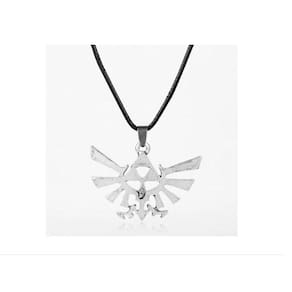 Colar Legend Of Zelda Choker Game Couro Sintético Pingente