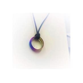 Colar Orgulho Lgbt Aço Inox Aliança Arco Íris Furtacor
