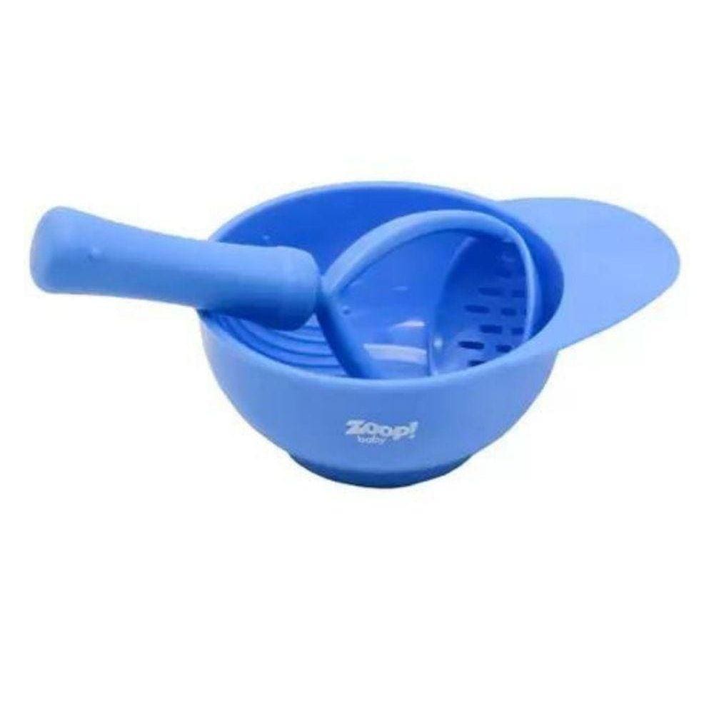 Kit Bowl E Amassador De Papinhas Azul Zoop Baby - Zoop Toys