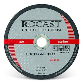 Disco De Corte - Extra Fino 4.1/2 X 1.00 Mm Rocast 134,0001