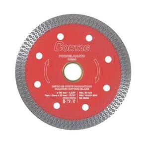 Disco Corte Diamantado Porcelanato Best Quality 110Mm Cortag