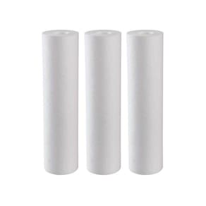 Kit 3 Filtro Refil Cartucho Polipropileno Liso 10 5 Micras B