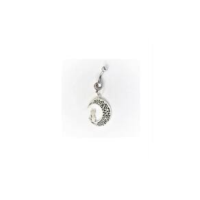 Piercing Love Cats Meia Lua E Gato Prateado Nova Moda Grande