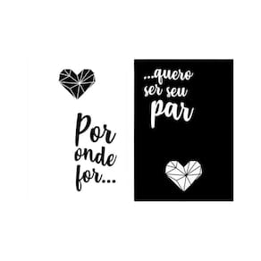 Kit Quadros Decorativos 50X35Cm Por Onde For 2 Quadros