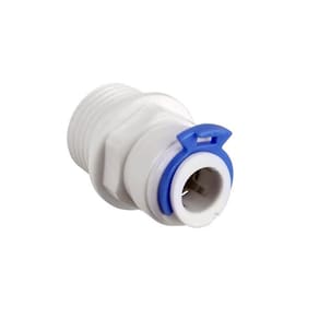 Conector Reto Macho Mangueira 1/4 Rosca 1/4 Engate Rápido