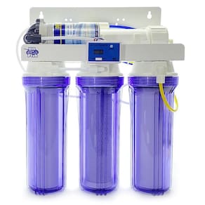 Filtro Osmose Reversa 75Gpd + Bomba + Tds In-Line Transparen